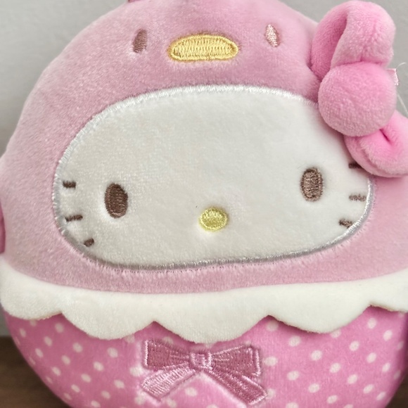 NWT Squishmallows HELLO KITTY Pink Chick Chicken Chicky Stuffed Plush Toy Sanrio - Picture 3 of 13